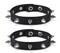 Punk Leather Spike Bracelet - Leather Cuff Biker Bracelet with Spikes for Men, Women and Kids